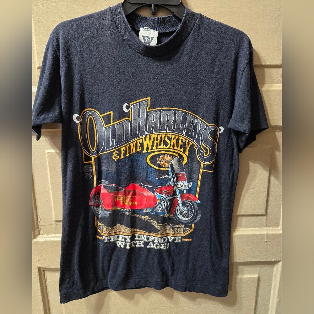 Harley-Davidson SSI 1988 Vintage Single Stitch Graphic Short Sleeve Tshirt